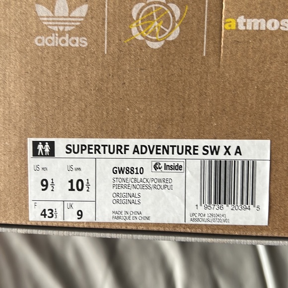 Adidas Mens Superturf Adventure Sneakers Size 9.5 - Picture 6 of 7